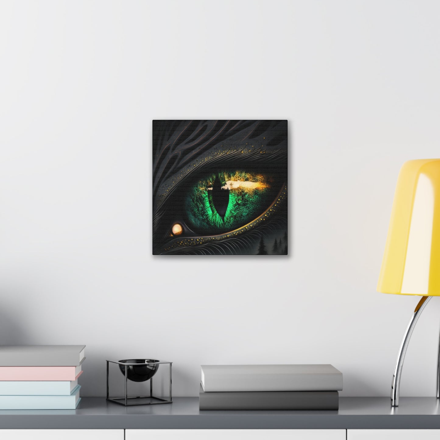 Steampunk Dragon Eye Canvas