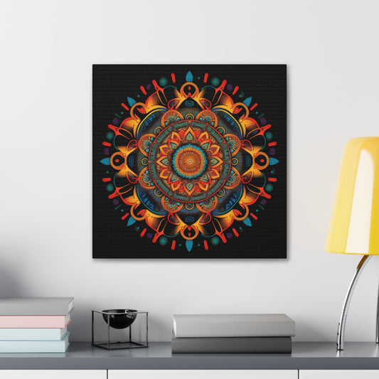 Zen and Zany Boho Canvas Print