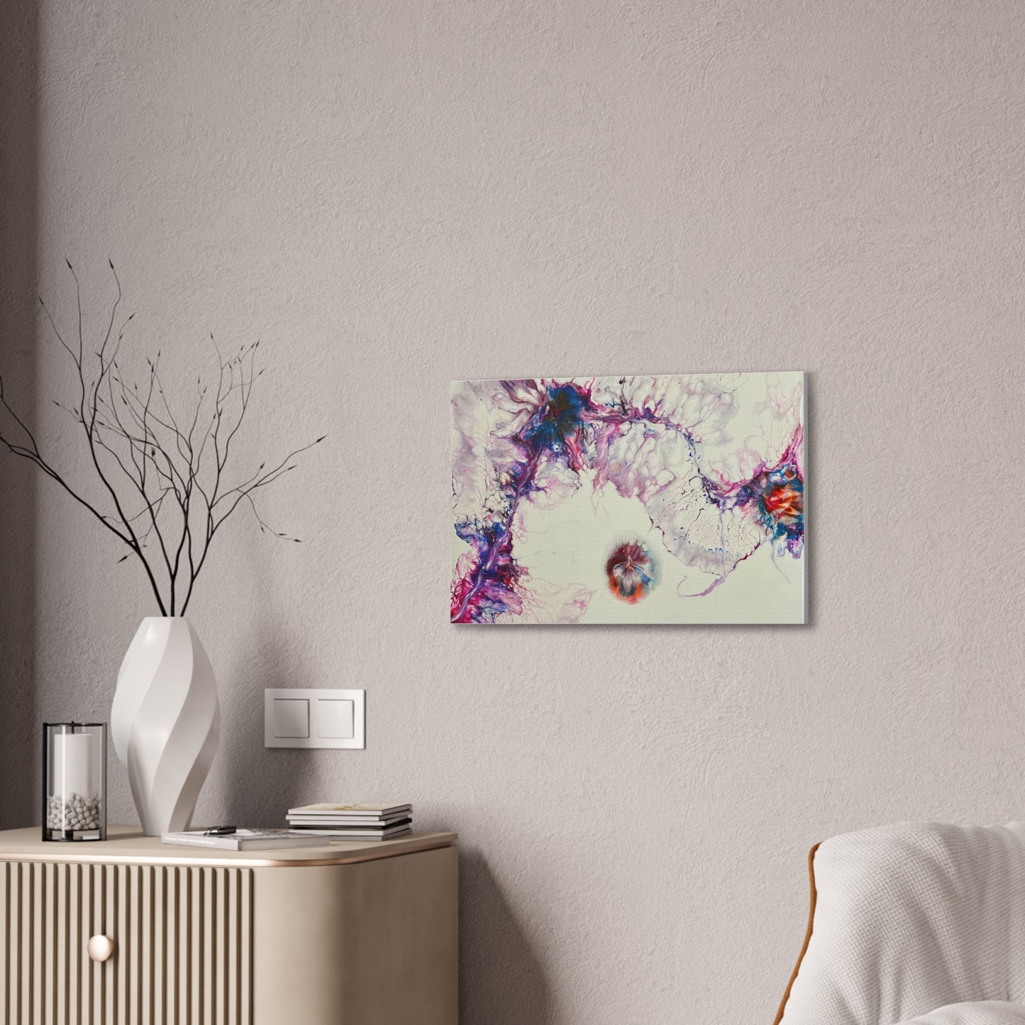 Rift in Time Stretched Canvas Print