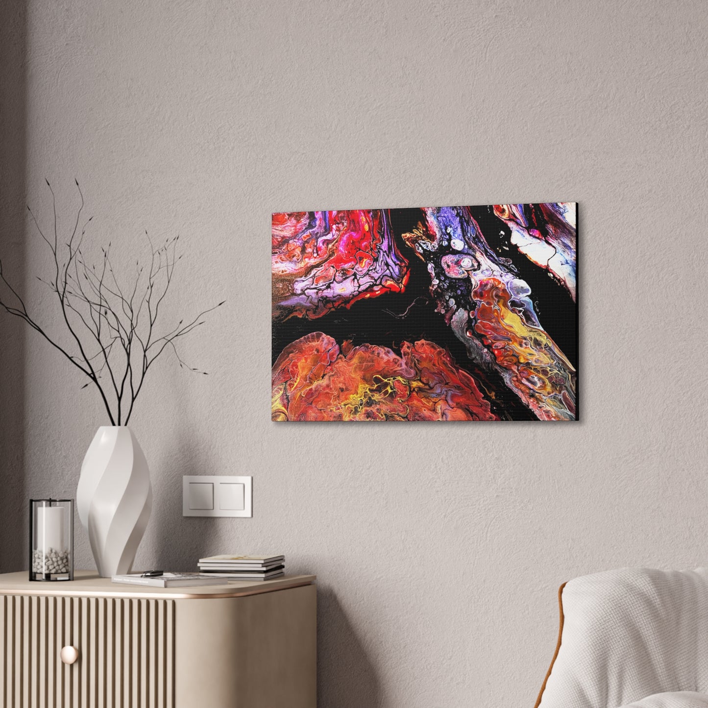 Vibrant X Ray Canvas