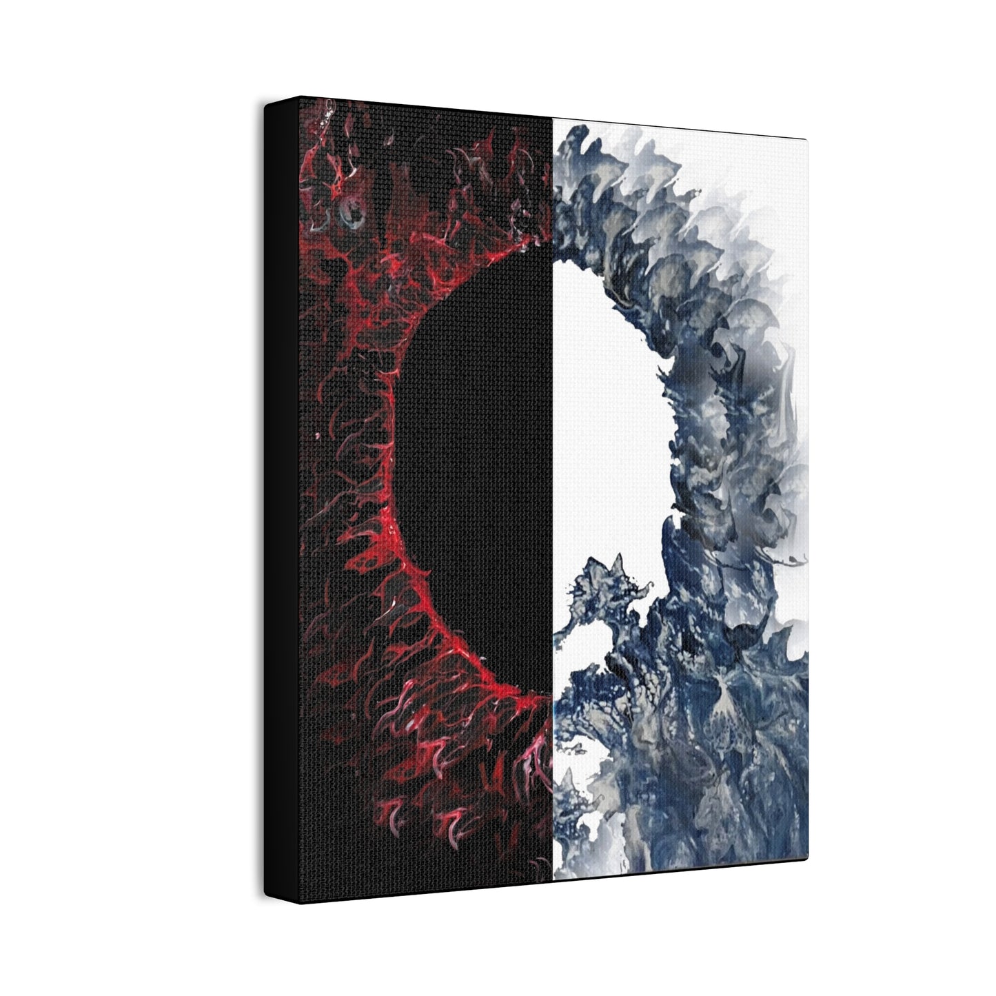 Ying and Yang Eclipse Canvas